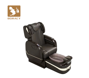 Fauteuil de pédicure électrique de luxe avec bol en céramique, cuir PU, portable, 110V-240V, garantie 1 an - Product Image 1