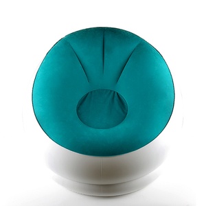 Modern PVC Flocking <b>Inflatable</b> Petals Shape One-Seater <b>Sofa</b> Tiger Sectional Home Furniture Living Room Hotel Use - Product Image 2
