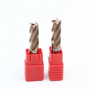 Hrc 45/55/60 Solid Carbide End mill Cnc Cutter Tool Safety Milling Cutter Router Bits Square Face Fresas End Mills For Metal