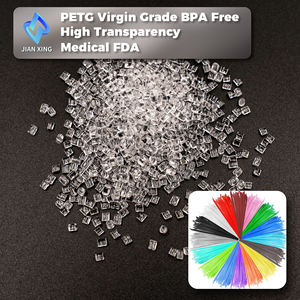 פוליאסטר חומר גלם פלסטיק חלקיקי פטה, חלקיקי לחיות שקופה מקורית, נימה 3d extruded, מוזרק - Product Image 4