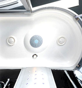 <span class=keywords><strong>Cabina</strong></span> <span class=keywords><strong>Doccia</strong></span> Completa Rettangolare per Interni 150*90 CM <span class=keywords><strong>con</strong></span> <span class=keywords><strong>Vasca</strong></span> Idromassaggio e Macchina per Bagno Turco - Product Image 5