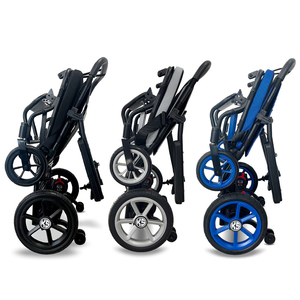 KSM-605Pro Medical Motorized Smallest <b>Electric</b> Wheelchair Foldable Portable Ultra Light Wheelchair with 200W*2pcs Power Motor - Product Image 6