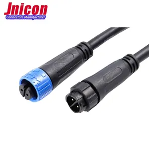 Jnicon Group M16 quick Self-locking waterproof connector RGB led wall washer light waterproof connector