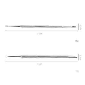 מניקור פדיקור מקצועי כלי מניקור מסמר ניקוי גוזם עמיד נירוסטה לציפורן - Product Image 6