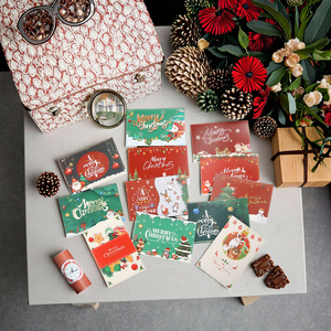 Hot Sale Wholesale Vintage Christmas Birthday New Year 3D Pop-up Greeting <b>Cards</b> Holiday <b>Gift</b> <b>Card</b> Beautiful - Product Image 2