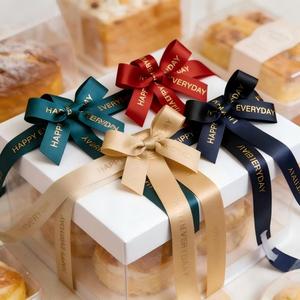 Christmas Polyester Satin Grosgrain Floral <strong>Pull</strong> <strong>Bow</strong> Eco-Friendly Gift Wrapping Decoration Accessories GIFT <strong>BOWS</strong> PRE-TIED <strong>BOWS</strong> - Product Image 4