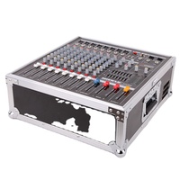 Système audio portable 8 canaux avec amplificateur de puissance, Bluetooth, USB, radio FM et karaoké pour KTV, réunions et églises