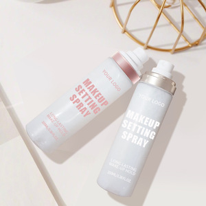 Ajuste de spray <span class=keywords><strong>fijador</strong></span> no pegajoso Base fijadora de logotipo privado Control de aceite Ajuste facial Spray <span class=keywords><strong>Maquillaje</strong></span> color Rocío <span class=keywords><strong>fijador</strong></span> brillante - Product Image 5