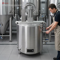 Tangki Pencampur Stainless Steel dengan Pengaduk Tangki Pencampur Industri Berpemanas untuk Makanan dan Minuman