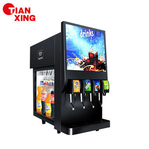 Commercial Three-Valve Four-Valve Beverage <strong>Dispenser</strong> Self-Service Carbonated Drink Machine Soda <strong>Cola</strong> Juice <strong>Dispenser</strong> - Product Image 1