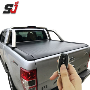 Couverture de benne de camionnette électrique rétractable en alliage d'aluminium de haute qualité, type volet roulant, pour <span class=keywords><strong>Ford</strong></span> F150 <span class=keywords><strong>Ranger</strong></span> - Product Image 6