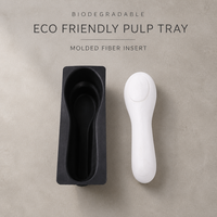 Housse de protection en pulpe moulée biodégradable et écologique, personnalisable, en papier recyclable pour l'emballage des fiches de câbles d'alimentation