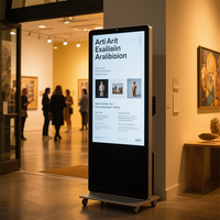 Pour COSUN 43-65 pouces HD LCD signalisation numérique verticale panneau de publicité électronique intelligent écran tactile affichage au sol IP65