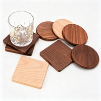 Sous-verre en bois de hêtre, support isolant en noyer, dessous de tasse créatif de style japonais, tapis en bois pour tasse à café