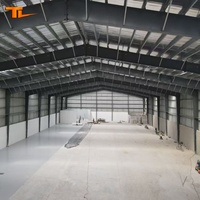 Installation rapide d'un entrepôt préfabriqué en acier avec structure métallique personnalisée