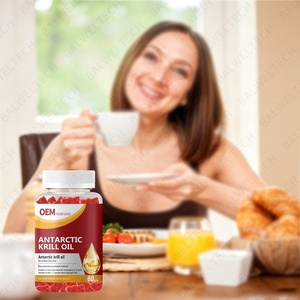 Complément alimentaire en gélules d'huile de krill de l'Antarctique, marque privée OEM, pour le bien-être cognitif quotidien, antioxydant, nutritionnel, santé des articulations - Product Image 5