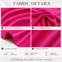 Robes d'été en viscose et lin pour femmes, tissu de qualité supérieure, marque CEDL, vente directe d'usine