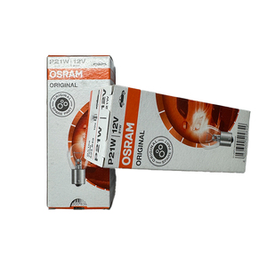 หลอดฮาโลเจน P21W 12V 3200K อุปกรณ์เสริมสำหรับรถยนต์หลอดไฟฮาโลเจน <span class=keywords><strong>OSRAM</strong></span> - Product Image 1