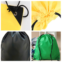 Promotion étanche 210d Polyester ballon de Football sport tirage chaîne sac à dos basket-ball sac à cordon sacs à dos