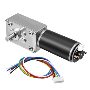 มอเตอร์ไฟฟ้ากระแสตรง Stf Gw4058 31zy 24V 300 รอบต่อนาที แม่เหล็กถาวร แบบยึดหน้าแปลน พร้อมตัวเข้ารหัส - Product Image 1
