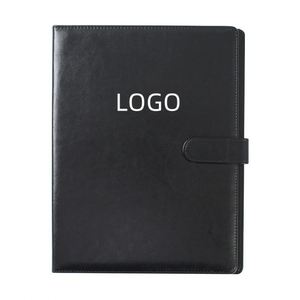 Wholesales High Quality Low Price Conference <b>Folders</b> Custom Embossed Logo File <b>Folder</b> <b>A4</b> Pu Leather Portfolio <b>Folder</b> - Product Image 1