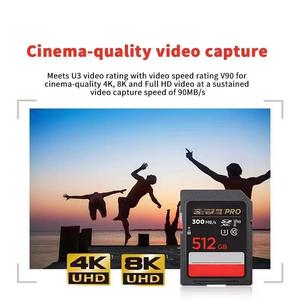 Original E Pro 64GB 128GB <strong>SD</strong> <strong>Card</strong> V90 U3 <strong>UHS</strong>-II Upto 300MB/s <strong>SD</strong> <strong>Memory</strong> <strong>Card</strong> 32GB 256GB for 8K Camera XDK - Product Image 5