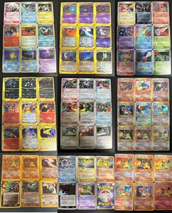 Carte Orica imprimée sur mesure en gros, style Proxy anglais rétro, avec feuille holographique, Dragon de feu, Pokémon, pour jeu de société anime - Product Image 4