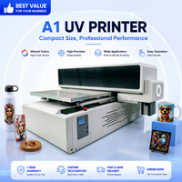 Impresora UV Industrial 6090 de Cama Plana, Tamaño A1, Máquina de Impresión UV para Decoración de Productos Personalizados, Impresión en Acrílico, Vidrio y Metal