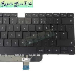 PO portoghese retroilluminato <span class=keywords><strong>tastiera</strong></span> portatile per <span class=keywords><strong>HUAWEI</strong></span> MateBook 14 NbB-WAH9P WAE9P WAQ9R HLY-W29RL Matebook D 14 <span class=keywords><strong>tastiera</strong></span> NSK-370BN - Product Image 4