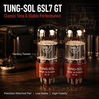 Tube à vide TUNG-SOL 6SL7/6N9P/6H9C à broches standard, double triode octale 8 broches pour préamplificateur Hi-Fi, paire assortie, vente en gros
