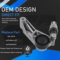 Serpentin-Antriebsriemen-Spannrollen-Kit Passend für Jeep Wrangler |   Für 2012-2017 Jeep Wrangler 3.6L, OE #   90K-39415 4627038AAKIT