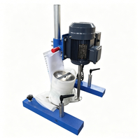 Disperseur de laboratoire 550W à levage pneumatique, mélangeur haute vitesse pour encre
