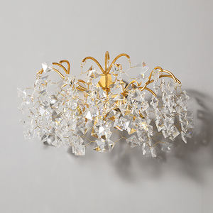 New Design Modern Tree Branch Crystal <b>Wall</b> Lamp Bedside Living Room Background Decorative <b>Gold</b> <b>Lights</b> for <b>Wall</b> - Product Image 3