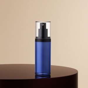 Flacons cosmétiques en plastique écologiques rechargeables à pompe sans air à double paroi 15 ml/30 ml/50 ml PET recyclé pour lotion, soin de la peau, sérum - Product Image 3