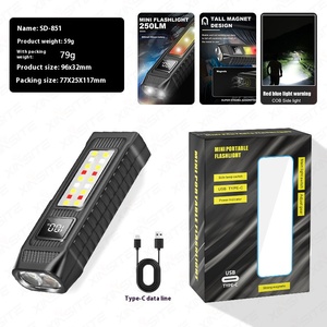 <span class=keywords><strong>2025</strong></span> nam châm mới nguồn ánh sáng kép Đèn pin sạc làm việc LED Đèn đọc sách khẩn cấp LED làm việc <span class=keywords><strong>Torch</strong></span> với túi Clip - Product Image 2