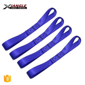 Correa de amarre reutilizable para motocicleta, lazo suave de carga de poliéster de 1 pulgadas, 2200 libras, fabricante - Product Image 3