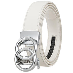 Ceintures pour femmes en cuir véritable de luxe sur mesure sans trous, vente en gros - Product Image 4