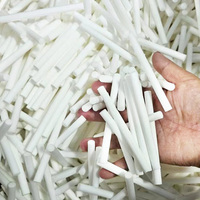 Parfum d'huile essentielle sans colle blanche sans odeur absorbant la mèche désodorisant de voiture bâton de diffuseur de coton