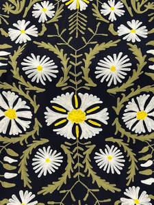 Couverture en coton brodée Suzani, drap de lit, couvre-lit, broderie Suzani Ouzbek, tapis mural Suzani, décoration bohème pour la maison, vente en gros B2B - Product Image 2
