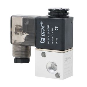 Válvula Solenoide Nfpc 3V1-08/06 DC 24V, Puerto de 1/4 Pulgada, Válvula de Control Electro-Neumática - Product Image 3