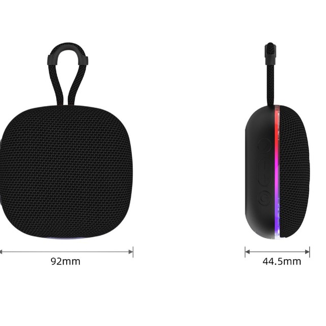 Padrise Factory Direct RGB LED Wireless for V5.3 Party Speaker Rechargeable Battery 3-5h Playtime Multicolor Stereo Sound