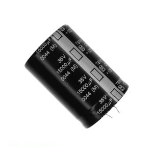 ตัวเก็บประจุแบบ Through Hole ยี่ห้อ Manufacturer Channel รุ่น CAP ALUM 15000UF 20% 35V SNAP TH 15000 uF ECE-S1VG153Z - Product Image 1
