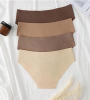 Ropa Interior Femenina OEKO-Tex de Algodón sin Costuras, de Cintura Baja, Transpirable, de Alta Calidad, Invisible Bajo Pantalones de Yoga, para Uso Diario
