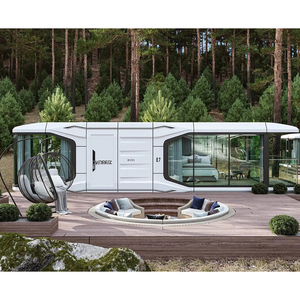 Moderno esterno portatile High-End eco-friendly in acciaio leggero capsula impermeabile Mobile Hotel camera da letto <span class=keywords><strong>per</strong></span> uso del negozio - Product Image 6