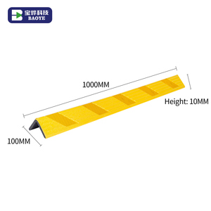 Protections d'angle de sécurité Baoye pour garage, garde-murs en plastique et caoutchouc, moulés par compression prismatique haute intensité, personnalisés pour routes - Product Image 2