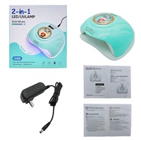 Sèche-ongles professionnel 268W UV LED, lampe à séchage rapide, capteur intelligent, portable, lumière pour vernis gel, salon