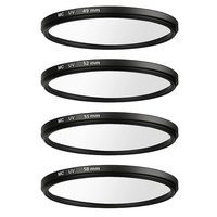 Filtre d'objectif d'appareil photo reflex numérique 77 mm, filtre UV universel pour toutes les marques d'appareils photo