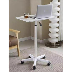 Escritorio Ajustable en Altura para Portátil Lida con Ruedas, Superficie de Plástico de Tamaño Estándar, Banco de Trabajo Móvil - Product Image 1