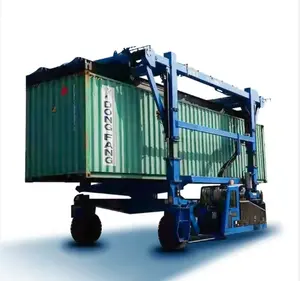 <span class=keywords><strong>La</strong></span> Chine Fabrication 80ton Straddle Crane Pneu en caoutchouc Conteneur Portique Grue - Product Image 1