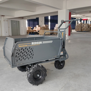 Chargeur frontal <span class=keywords><strong>électrique</strong></span> REDSUN, mini-dumper, <span class=keywords><strong>brouette</strong></span> motorisée, capacité de charge de 250 kg, batterie au plomb-acide, moteur en acier, garantie de 3 ans - Product Image 4